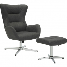 Реклайнер Everprof Apple Ткань Темно-серый