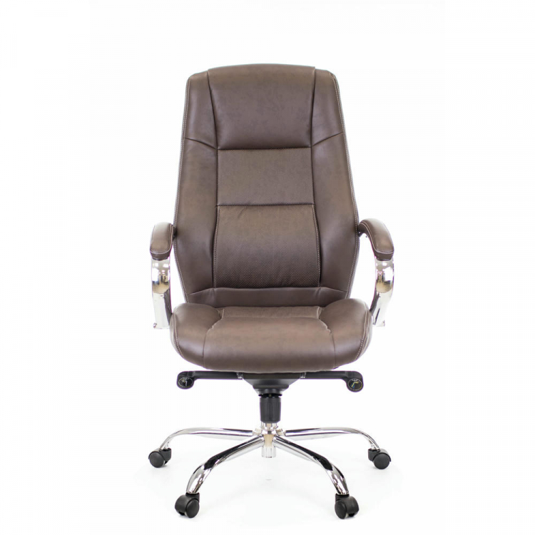 Кресло руководителя Everprof Kron M Кожаное Коричневый