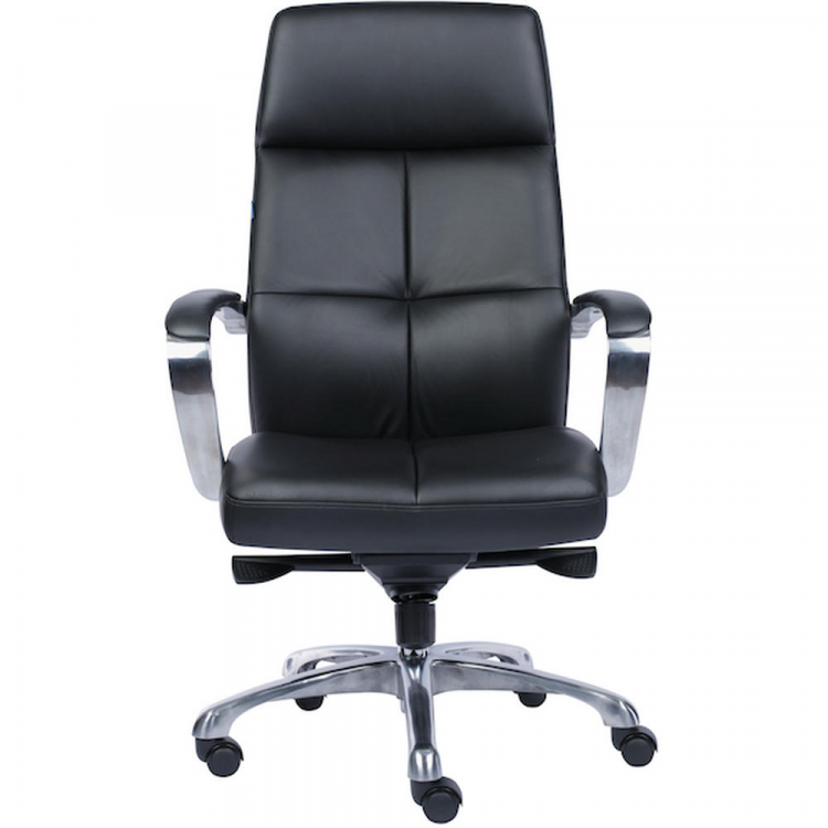 Кресло руководителя Everprof Madrid Кожаное Черный