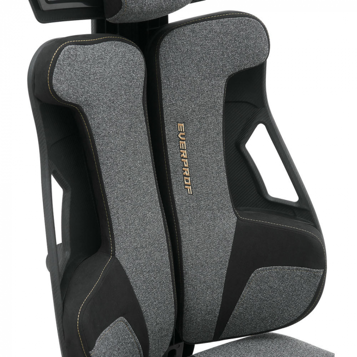 Геймерское кресло Everprof Serval S Ткань Черно-серый