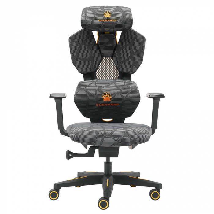 Геймерское кресло Everprof Tiger Сетка Серый