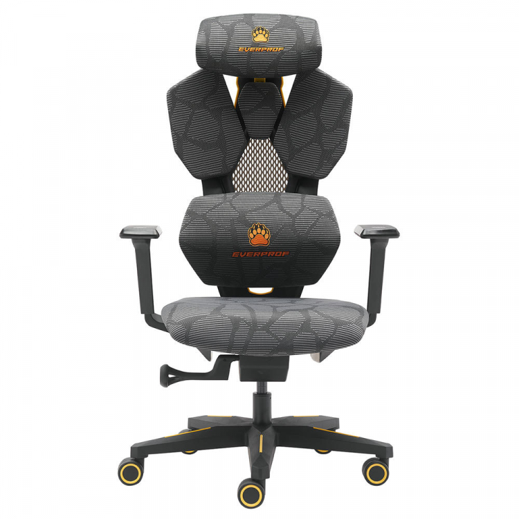 Геймерское кресло Everprof Tiger Сетка Серый