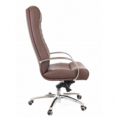 Кресло руководителя Everprof Orion AL M Экокожа Коричневый