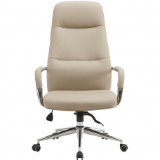 Кресло руководителя Everprof Vesta Экокожа Бежевый