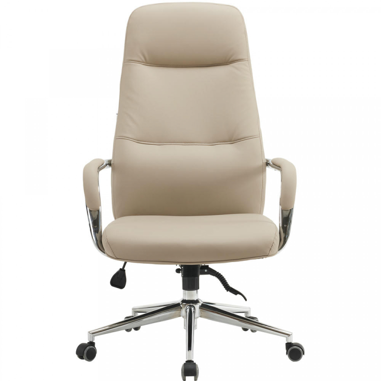 Кресло руководителя Everprof Vesta Экокожа Бежевый