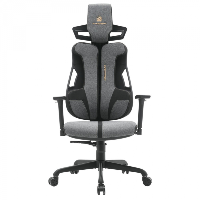 Геймерское кресло Everprof Serval S Ткань Черно-серый