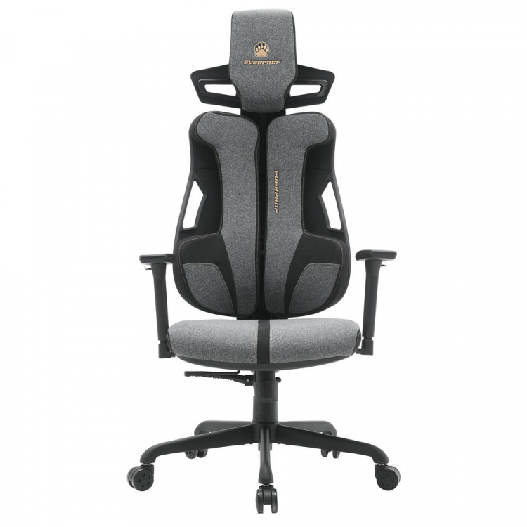 Геймерское кресло Everprof Serval S Ткань Черно-серый