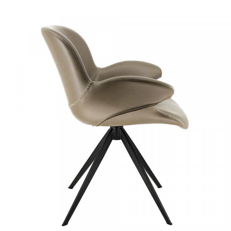 Обеденное кресло Everprof Aurora Экокожа Серый