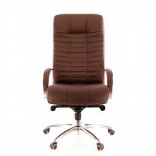 Кресло руководителя Everprof Atlant AL M Кожаное Коричневый