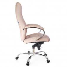 Кресло руководителя Everprof Kron M Кожаное Бежевый