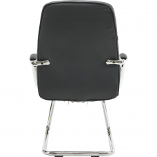 Кресло для посетителей Everprof Vesta CF Экокожа Черный