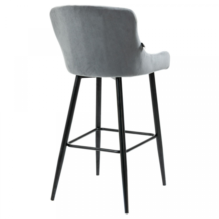 Барный стул Everprof Nico Ткань Серый