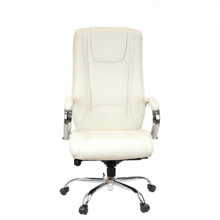 Кресло руководителя Everprof King M Экокожа Кремовый