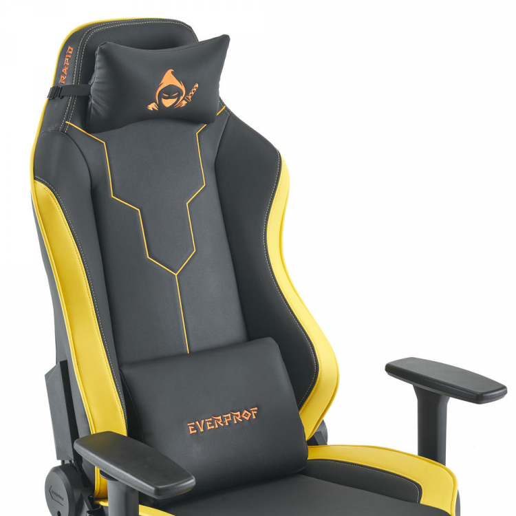 Геймерское кресло Everprof Rapid Экокожа Желтый