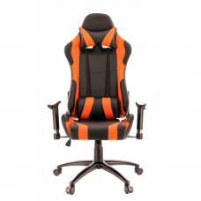 Геймерское кресло Everprof Lotus S2 Экокожа Оранжевый