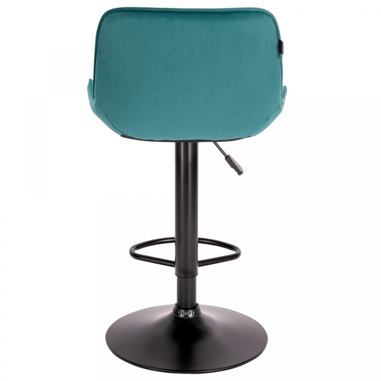 Барный стул Everprof Grace Black Ткань Темно-зеленый