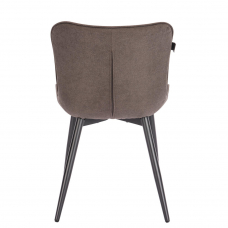 Обеденный стул Everprof Aqua Ткань Темно-коричневый