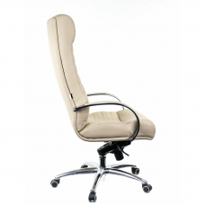 Кресло руководителя Everprof Orion AL M Кожаное Бежевый