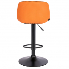 Барный стул Everprof Smile Black Экокожа Оранжевый