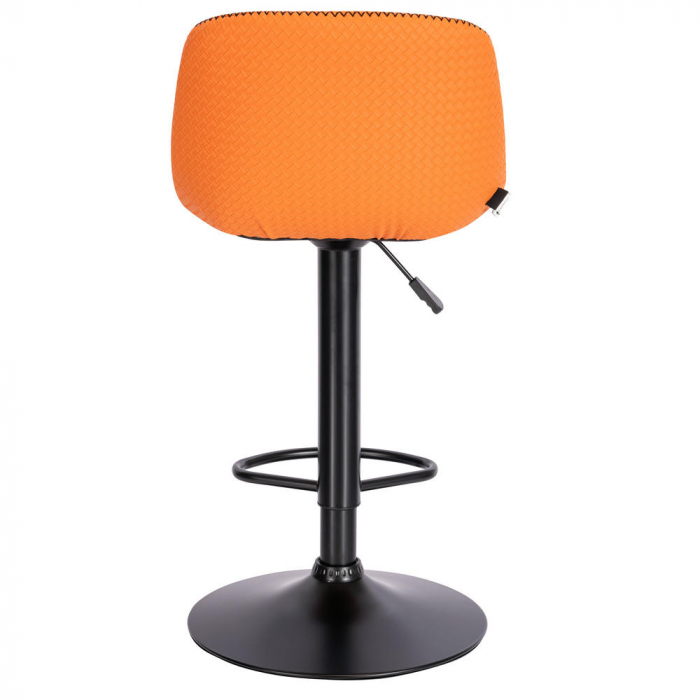 Барный стул Everprof Smile Black Экокожа Оранжевый