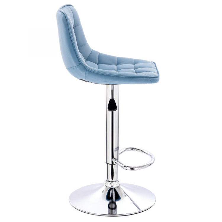 Барный стул Everprof Cooper Ткань Голубой