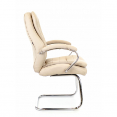 Кресло для посетителей Everprof Valencia CF Экокожа Бежевый