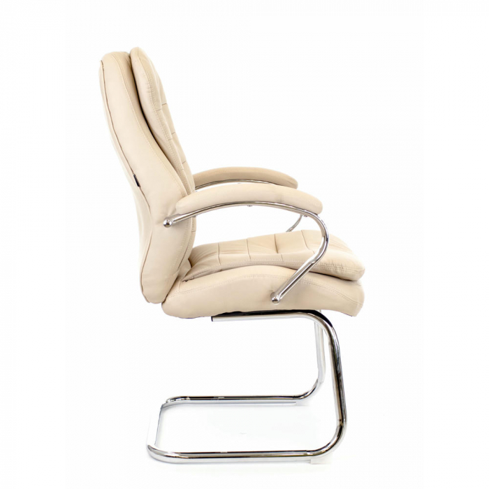 Кресло для посетителей Everprof Valencia CF Экокожа Бежевый