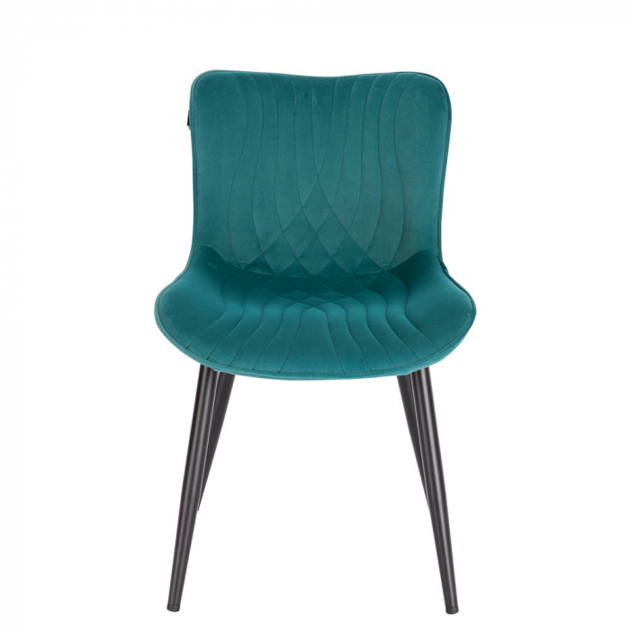 Обеденный стул Everprof Aqua Ткань Темно-зеленый