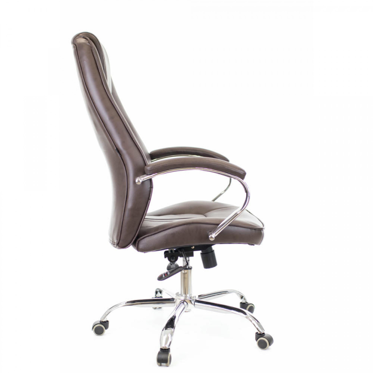 Кресло руководителя Everprof Long TM Экокожа Коричневый