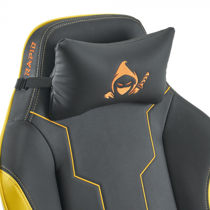 Геймерское кресло Everprof Rapid Экокожа Желтый