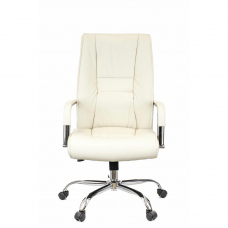 Кресло руководителя Everprof Kent TM Экокожа Кремовый