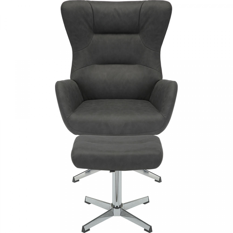 Реклайнер Everprof Apple Ткань Темно-серый