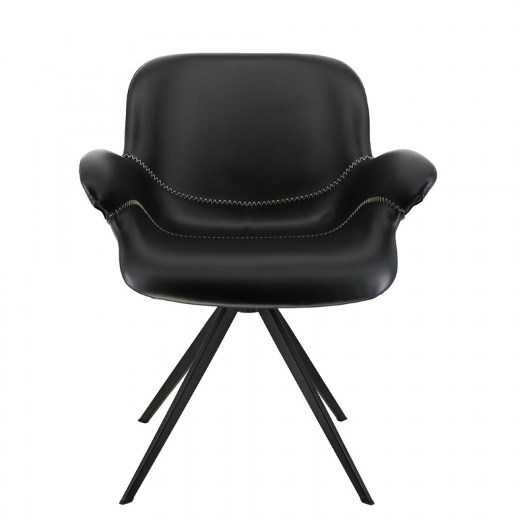 Обеденное кресло Everprof Aurora Экокожа Черный