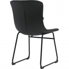 Кресло для посетителей Everprof Expo CF Экокожа Черный