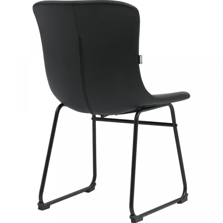 Кресло для посетителей Everprof Expo CF Экокожа Черный