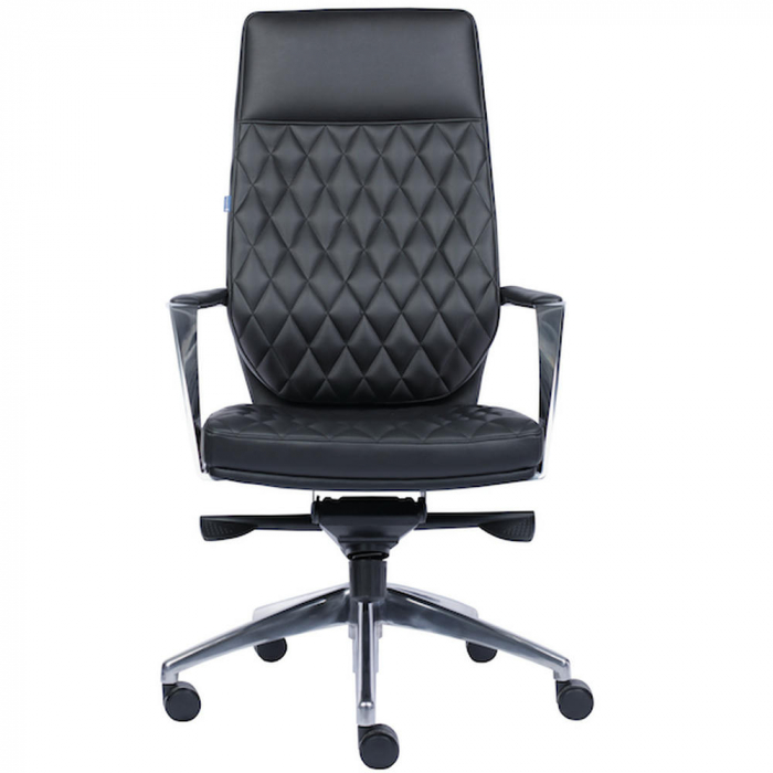 Кресло руководителя Everprof Roma Экокожа Черный