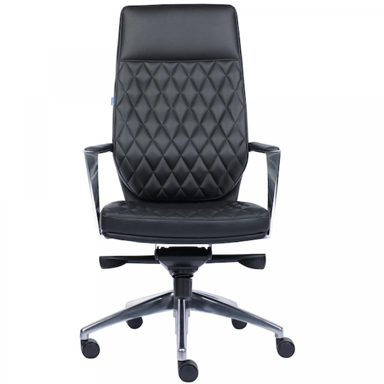 Кресло руководителя Everprof Roma Экокожа Черный