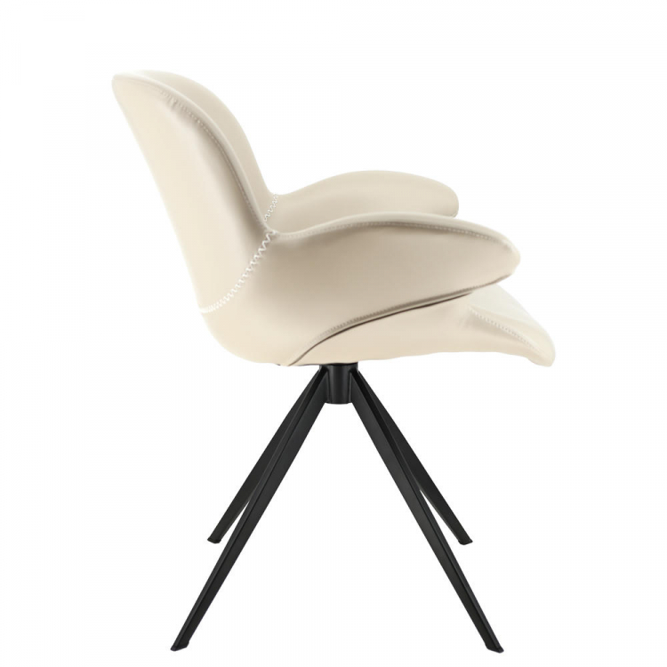 Обеденное кресло Everprof Aurora Экокожа Бежевый