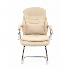 Кресло для посетителей Everprof Valencia CF Экокожа Бежевый