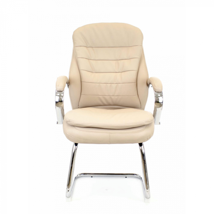 Кресло для посетителей Everprof Valencia CF Экокожа Бежевый