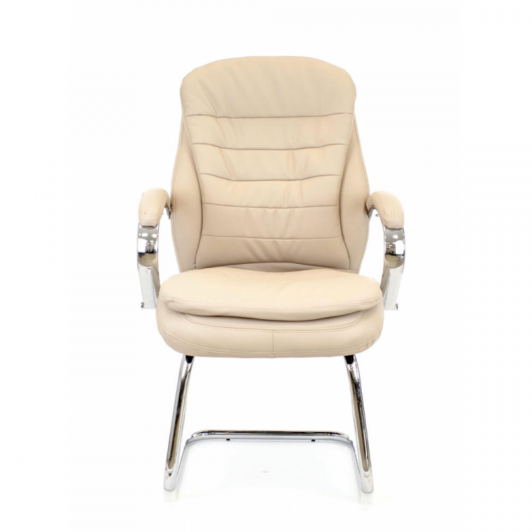 Кресло для посетителей Everprof Valencia CF Экокожа Бежевый