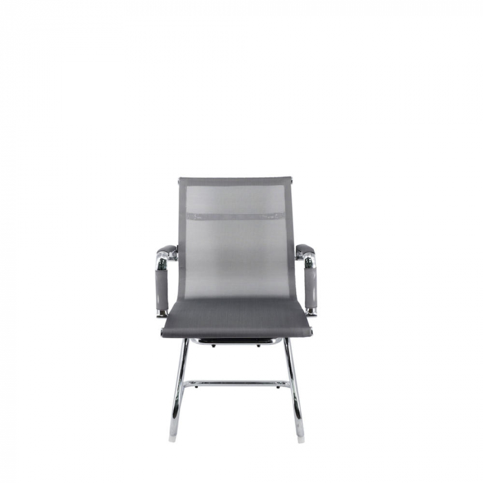 Кресло для посетителей Everprof Opera CF Сетка Серый