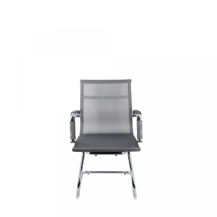 Кресло для посетителей Everprof Opera CF Сетка Серый