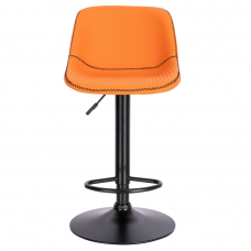 Барный стул Everprof Smile Black Экокожа Оранжевый