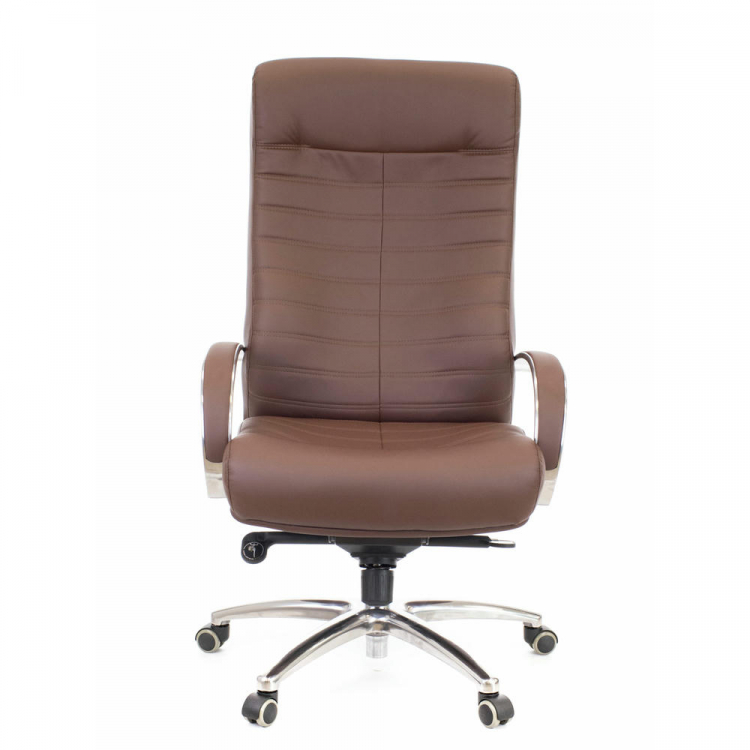 Кресло руководителя Everprof Orion AL M Экокожа Коричневый