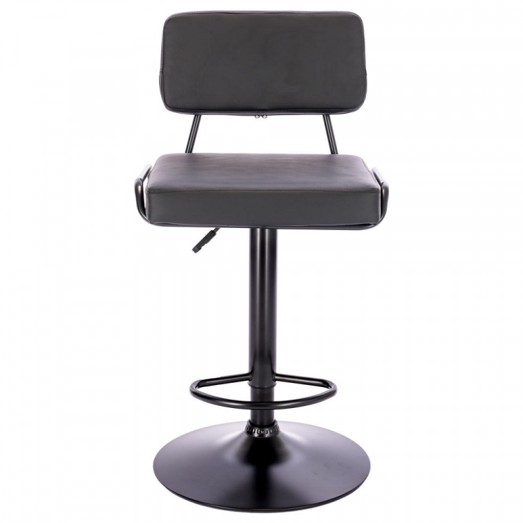 Барный стул Everprof Bit Экокожа Черный