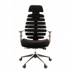 Кресло руководителя Everprof Ergo Black Ткань Черный