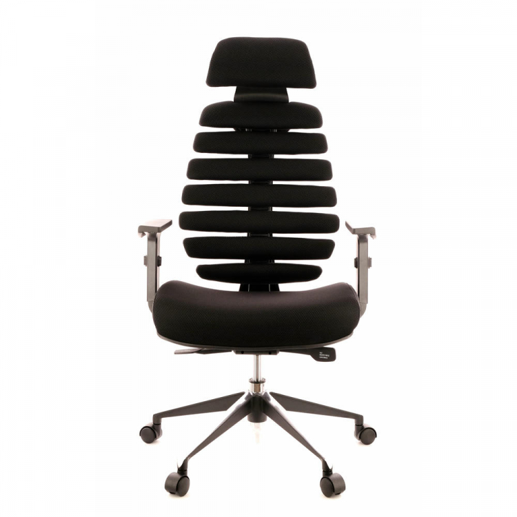 Кресло руководителя Everprof Ergo Black Ткань Черный