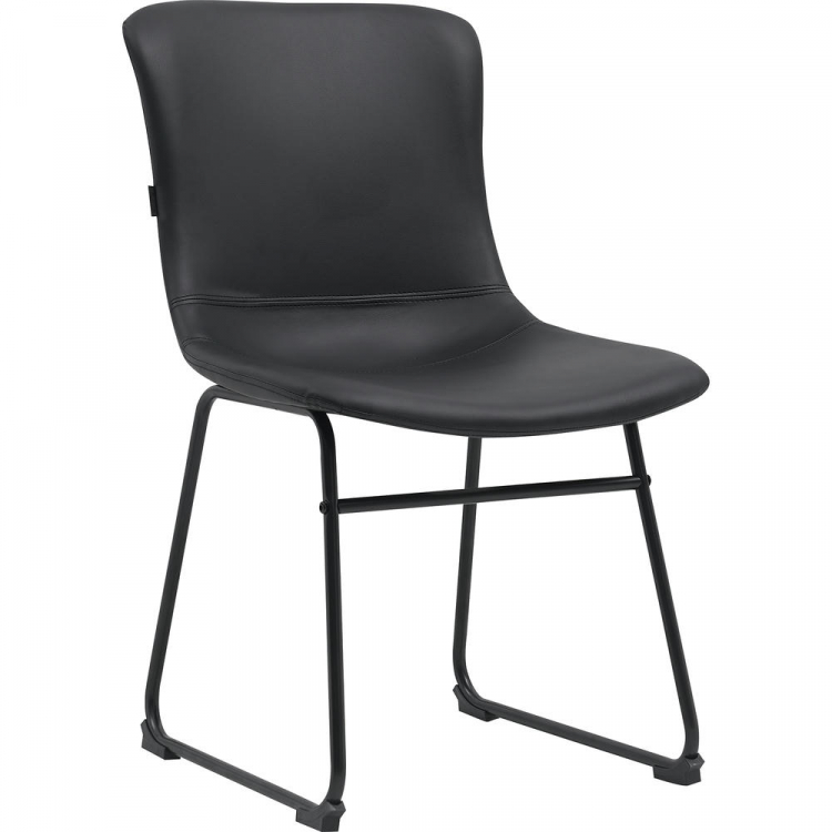 Кресло для посетителей Everprof Expo CF Экокожа Черный