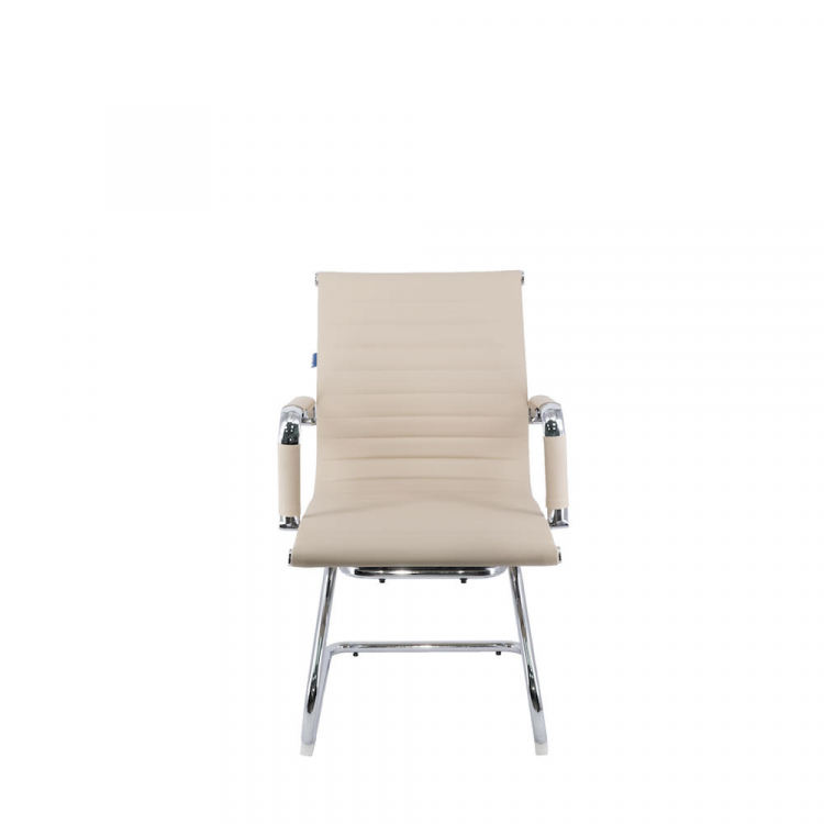 Кресло для посетителей Everprof Leo CF Экокожа Бежевый